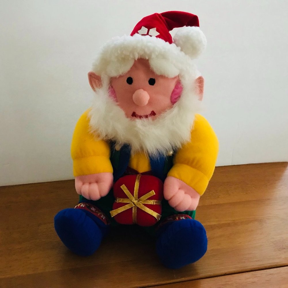 Plush International Silver Elf 14" Tall Santas Helper Christmas Winter Toy Decor - Picture 7 of 11